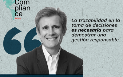 “La trazabilidad en la toma de decisiones es necesaria para demostrar una gestión responsable”.