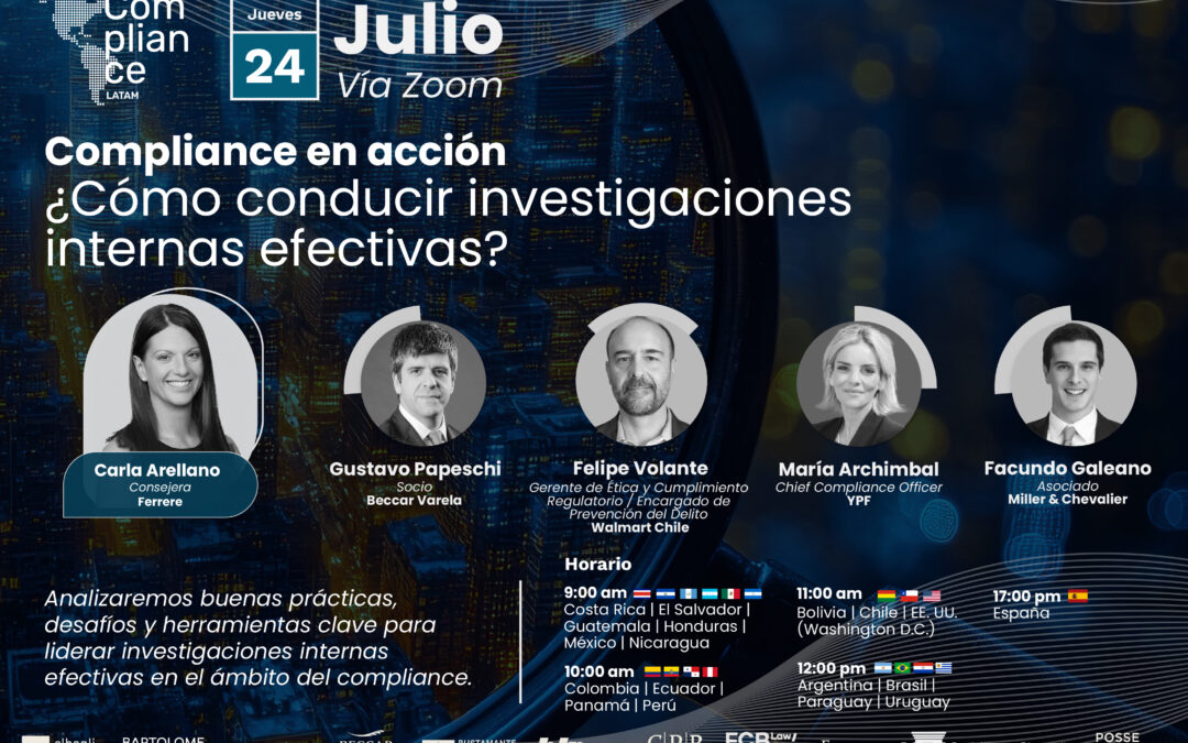 Webinar | Lanzamiento Guía Comparada Investigaciones Internas