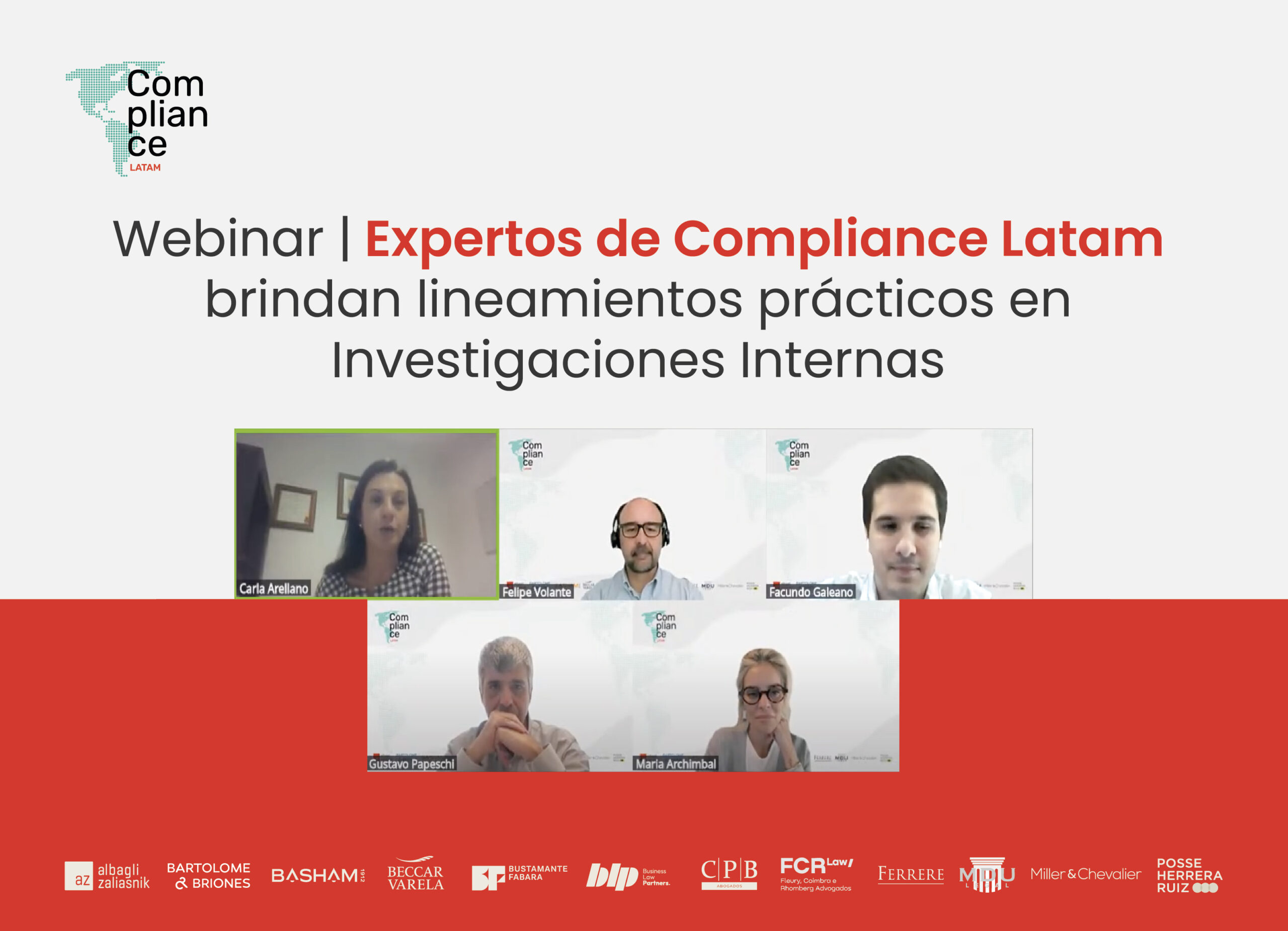 Webinar | Expertos de Compliance Latam brindan lineamientos prácticos en Investigaciones Internas