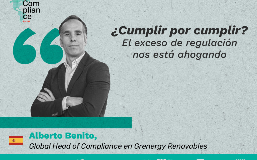 Opinión | ¿Cumplir por cumplir?  El exceso de regulación  nos está ahogando, Alberto Benito