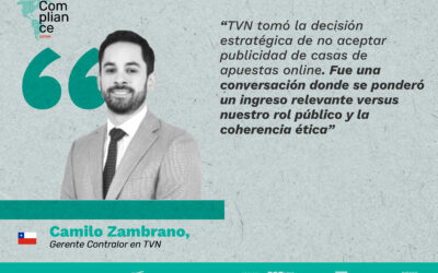 Camilo Zambrano, Gererente Contralor en TVN | Fue una conversación donde se ponderó un ingreso relevante versus nuestro rol público y la coherencia ética
