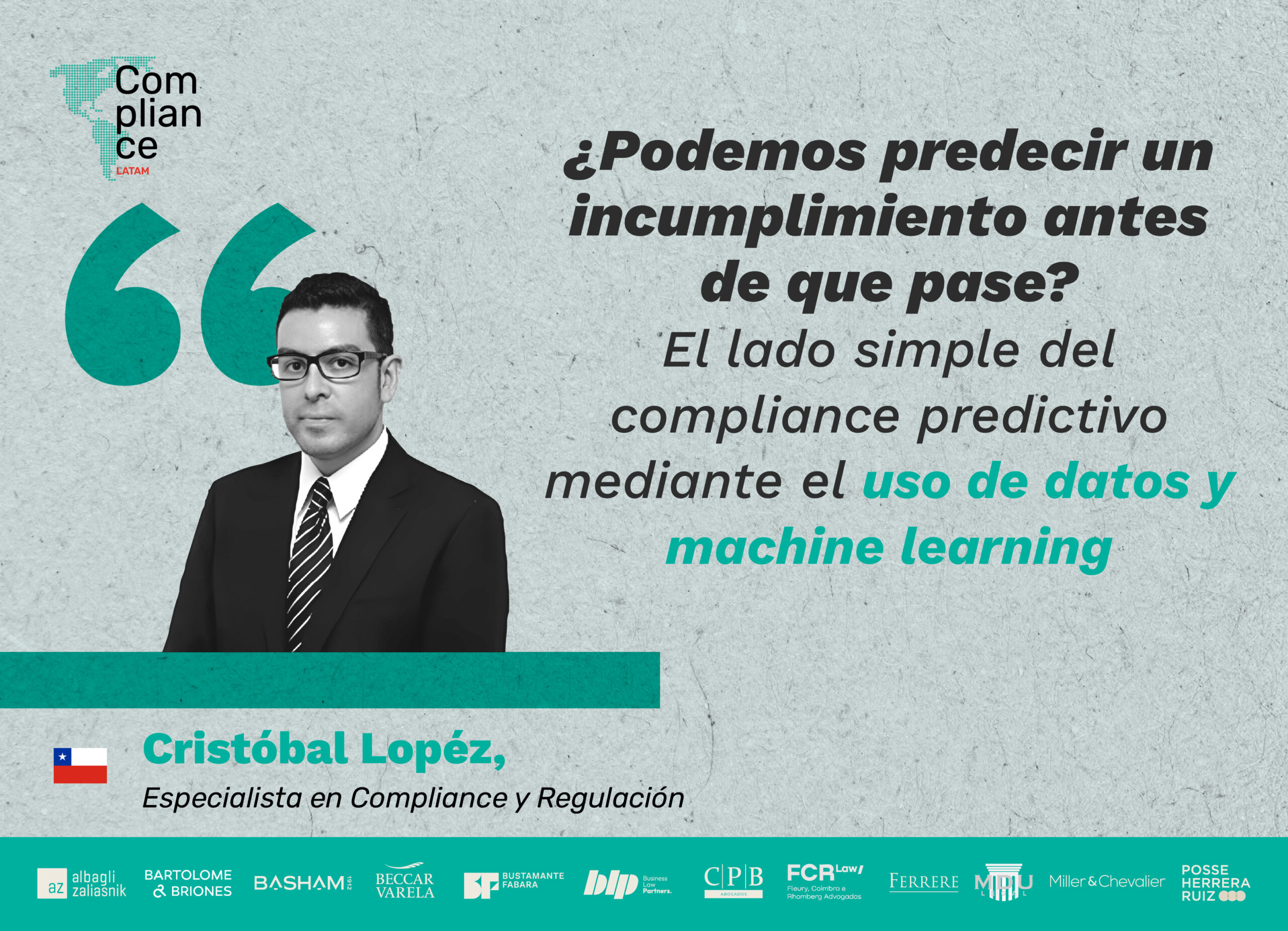 Opinión | ¿Podemos predecir un incumplimiento antes de que pase? El lado simple del compliance predictivo mediante el uso de datos y machine learning, Cristóbal López