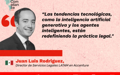 Las tendencias tecnológicas, como la inteligencia artificial generativa y los agentes inteligentes, están redefiniendo la práctica legal | Juan Luis Rodriguez, Director de Servicios Legales Latam en Accenture