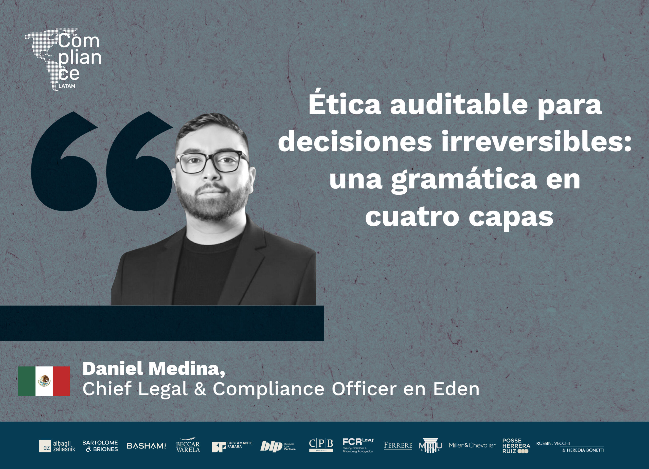 Opinión | Ética auditable para decisiones irreversibles: una gramática en cuatro capas por Daniel Medina