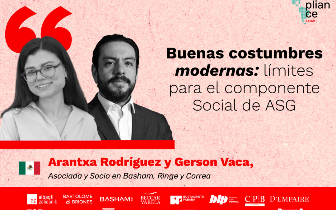Opinión | Buenas costumbres modernas: límites para el componente Social de ASG