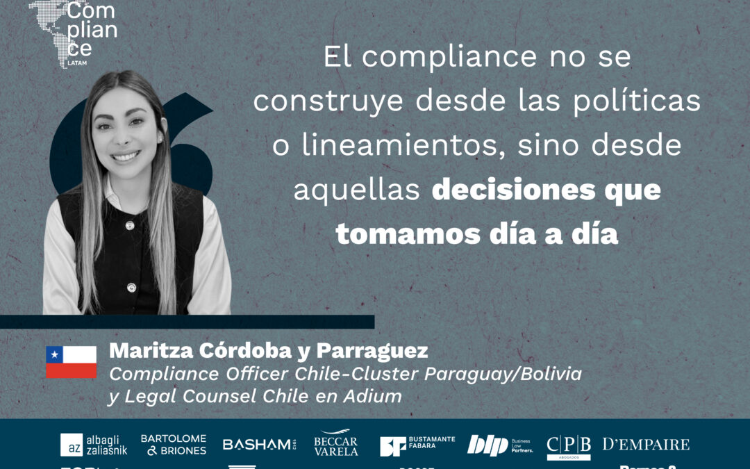 El compliance como eje articulador de la industria farmacéutica, una conversación con Maritza Córdoba y Parraguez de Adium