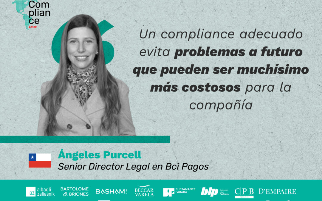 El compliance y la innovadora industria de medios de pago, una conversación con Ángeles Purcell de Bci Pagos