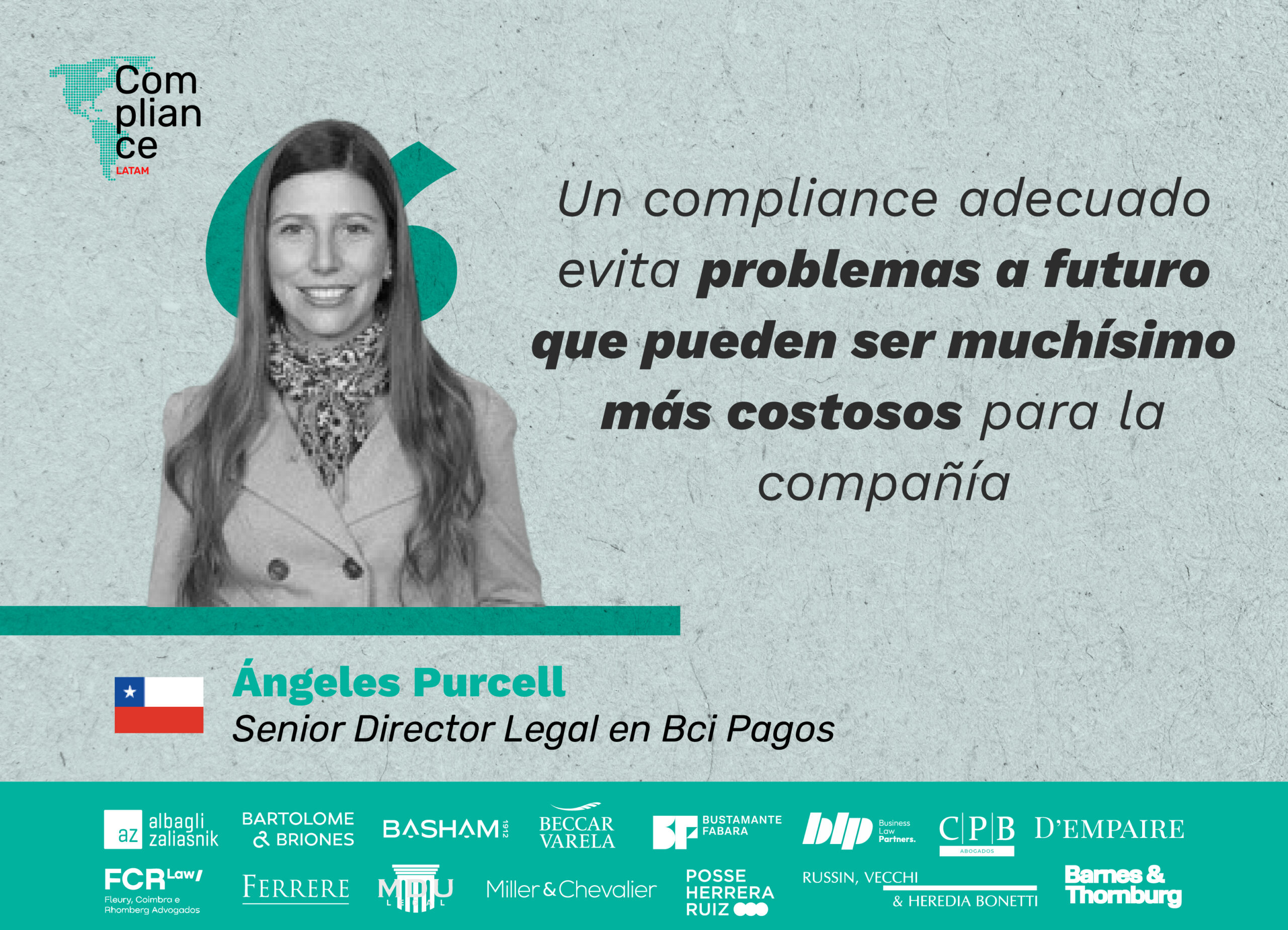 El compliance y la innovadora industria de medios de pago, una conversación con Ángeles Purcell de Bci Pagos