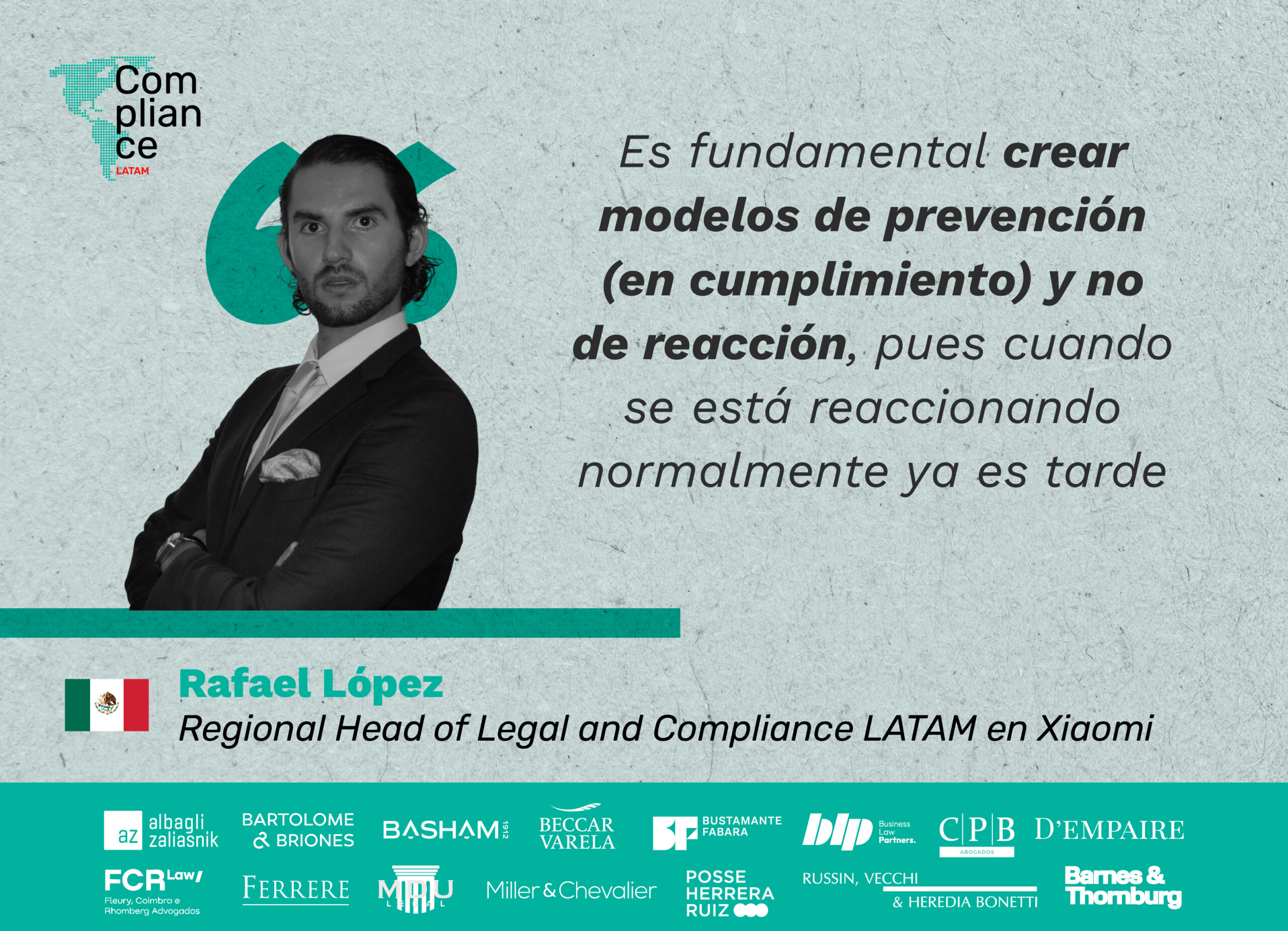 Compliance como lineamiento global y enfoque regional, una conversación con Rafael López de Xiaomi