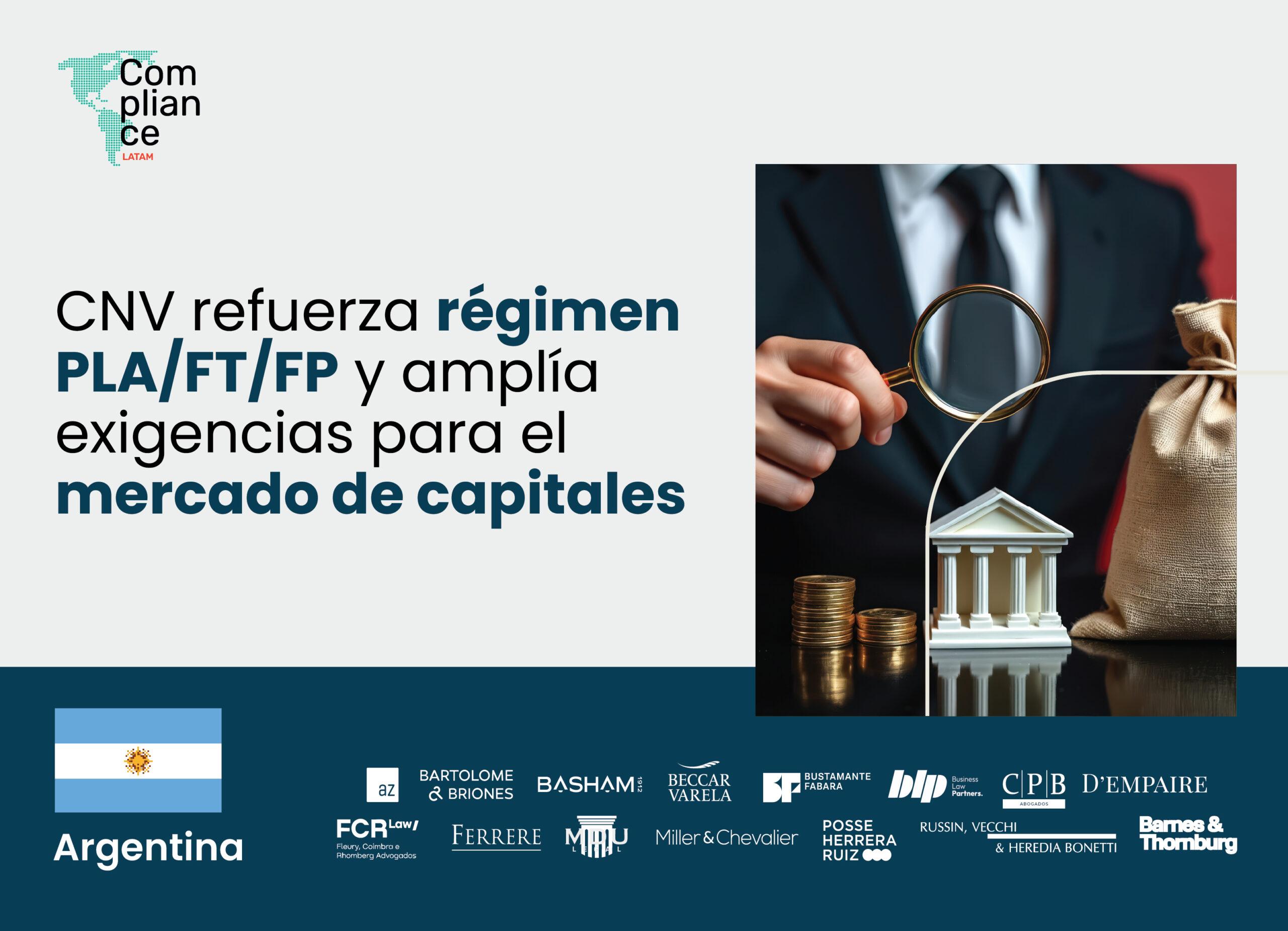 Argentina | CNV refuerza régimen PLA/FT/FP y amplía exigencias para el mercado de capitales