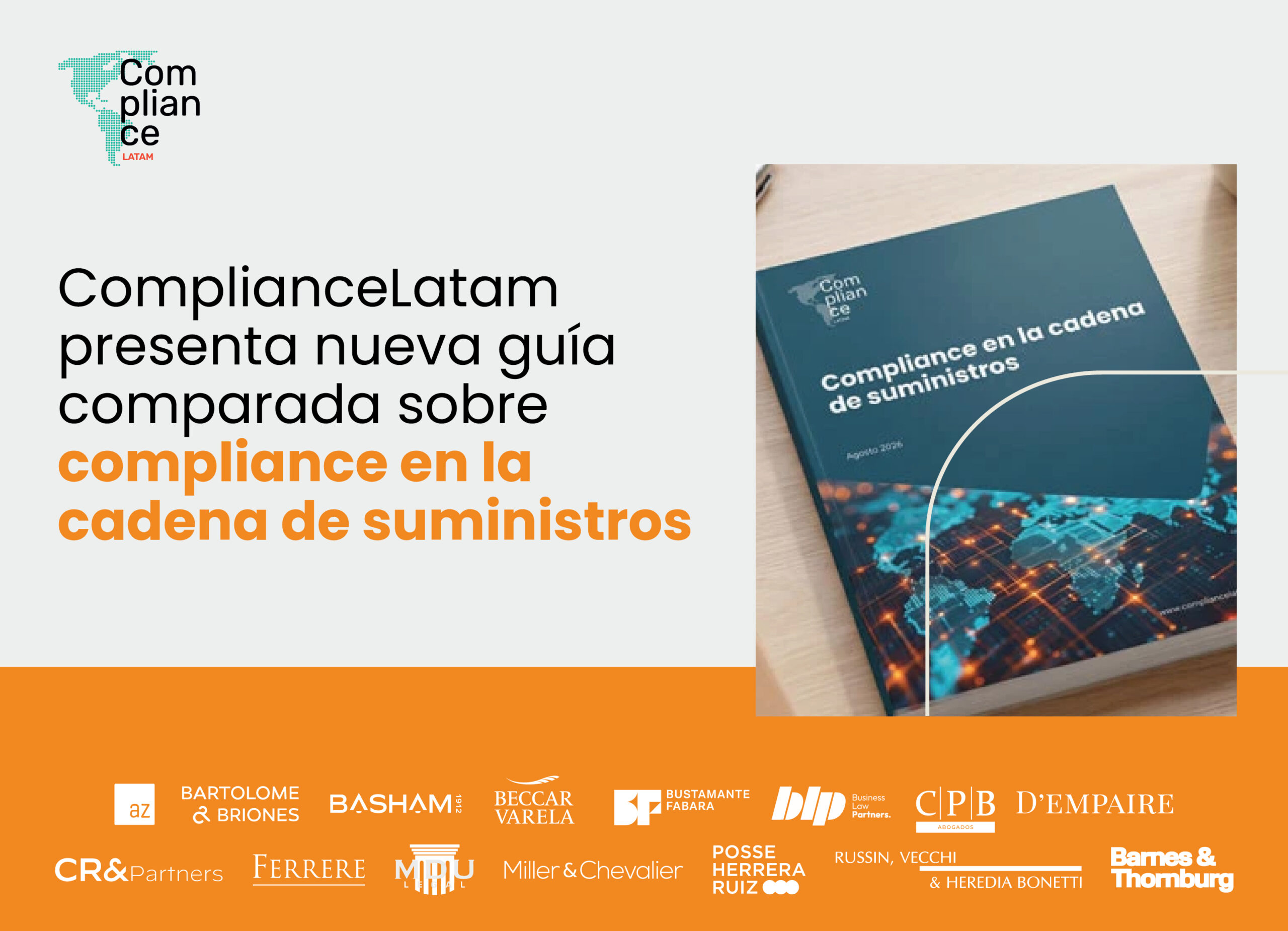 Webinar | ComplianceLatam presenta nueva guía comparada sobre compliance en la cadena de suministros