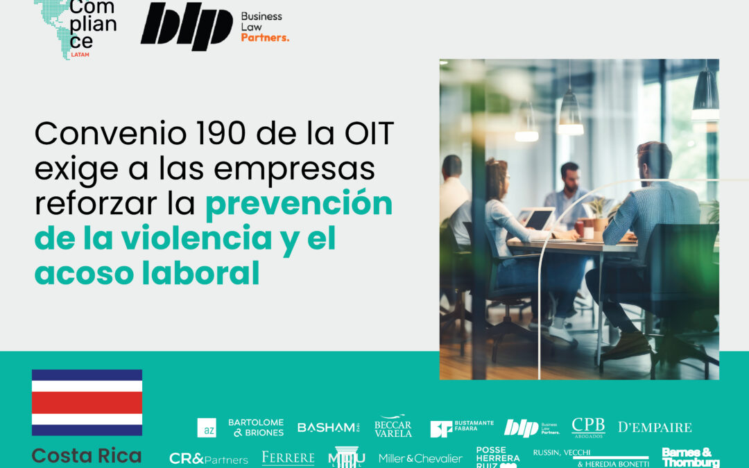 Costa Rica | Convenio 190 de la OIT exige a las empresas reforzar la prevención de la violencia y el acoso laboral