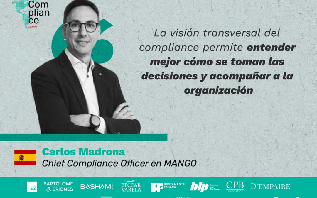 Compliance en el retail global: personas, tecnología y gestión de riesgos, una conversación con Carlos Madrona de MANGO