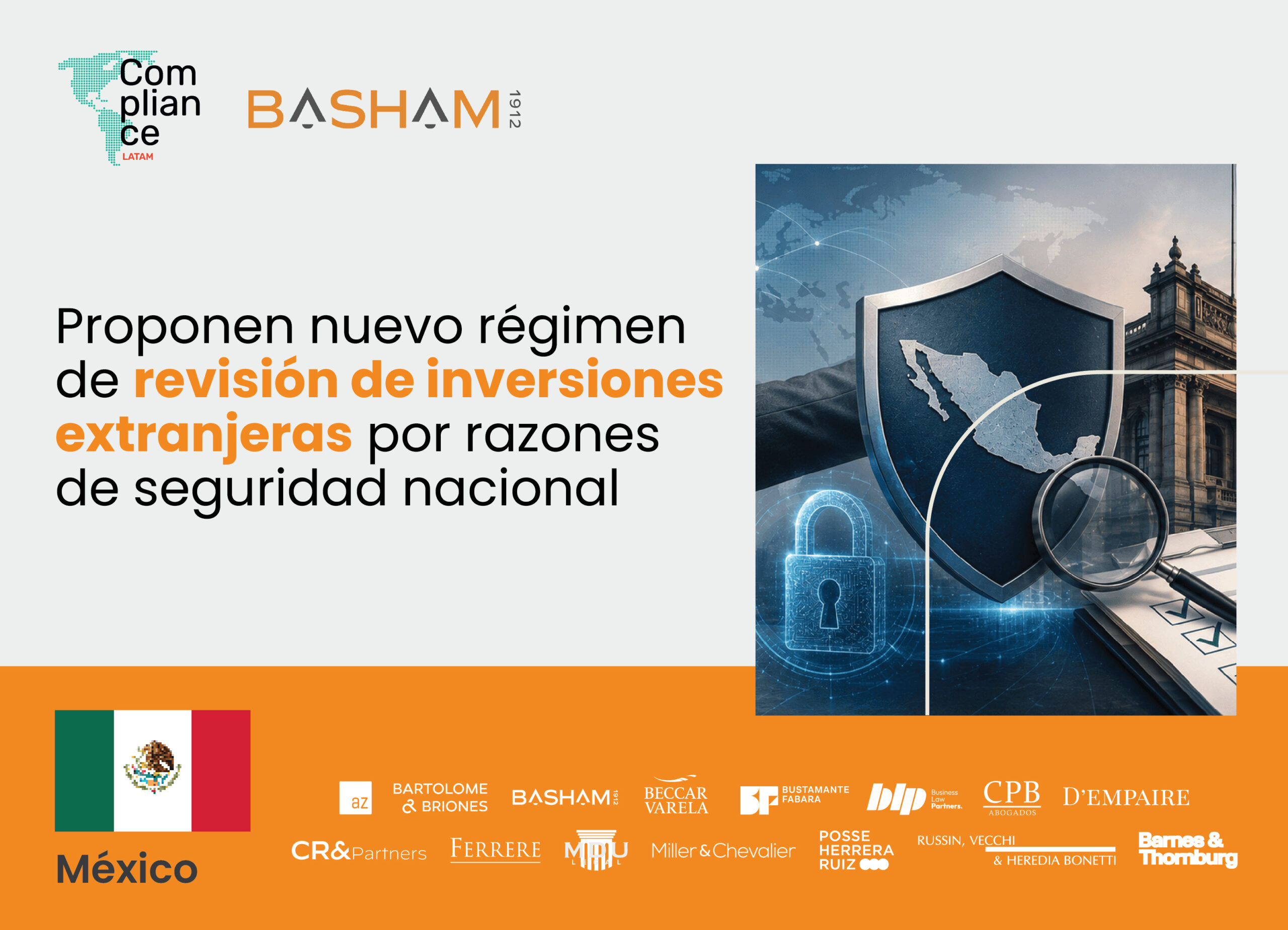 México | Proponen nuevo régimen de revisión de inversiones extranjeras por razones de seguridad nacional