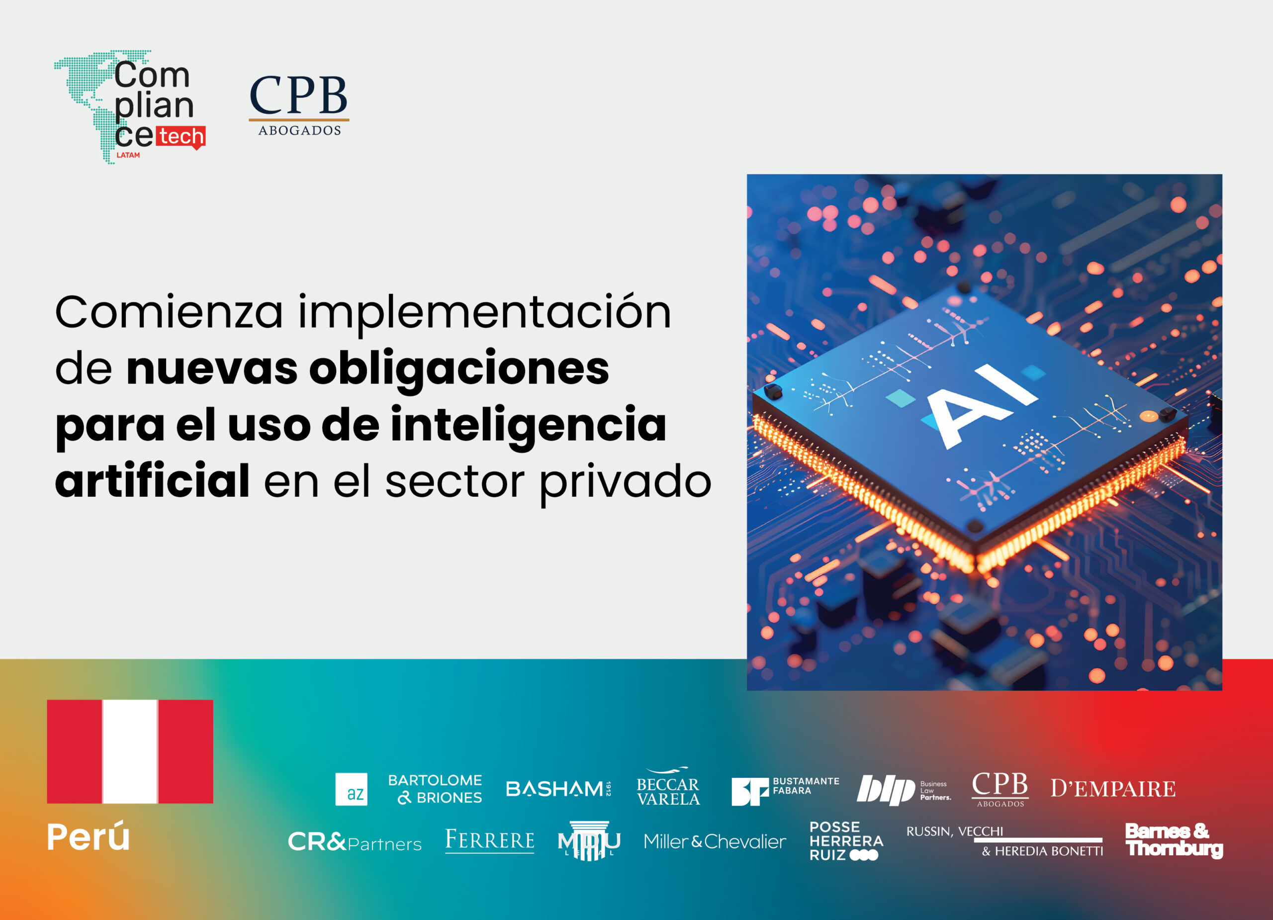 Perú | Comienza implementación de nuevas obligaciones para el uso de inteligencia artificial en el sector privado