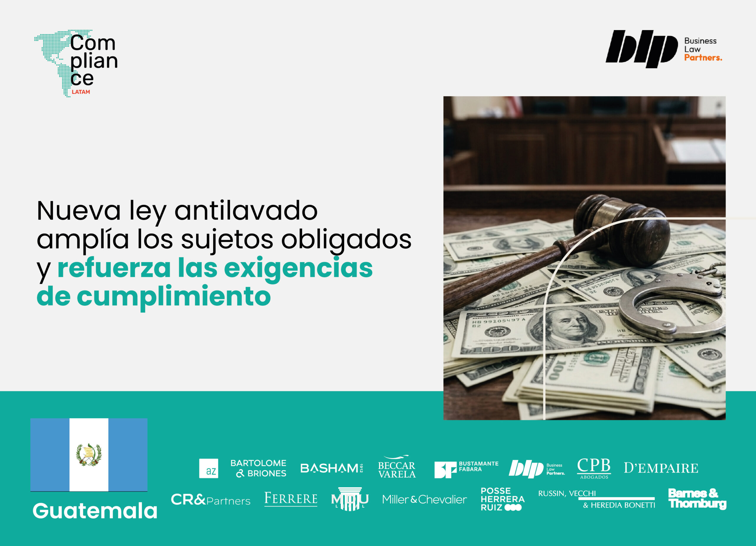 Guatemala | Nueva ley antilavado amplía los sujetos obligados y refuerza las exigencias de cumplimiento